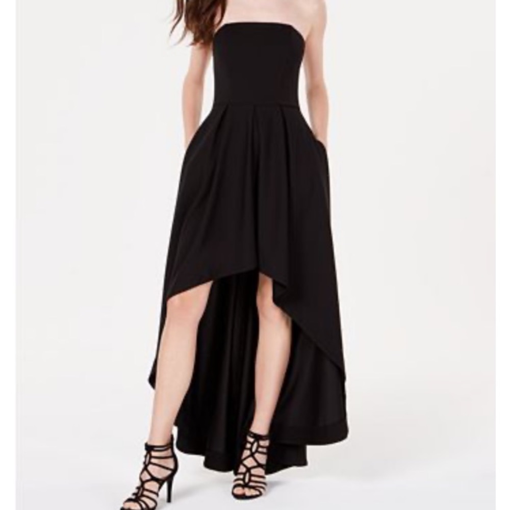 Black high low dress by speechless size 3